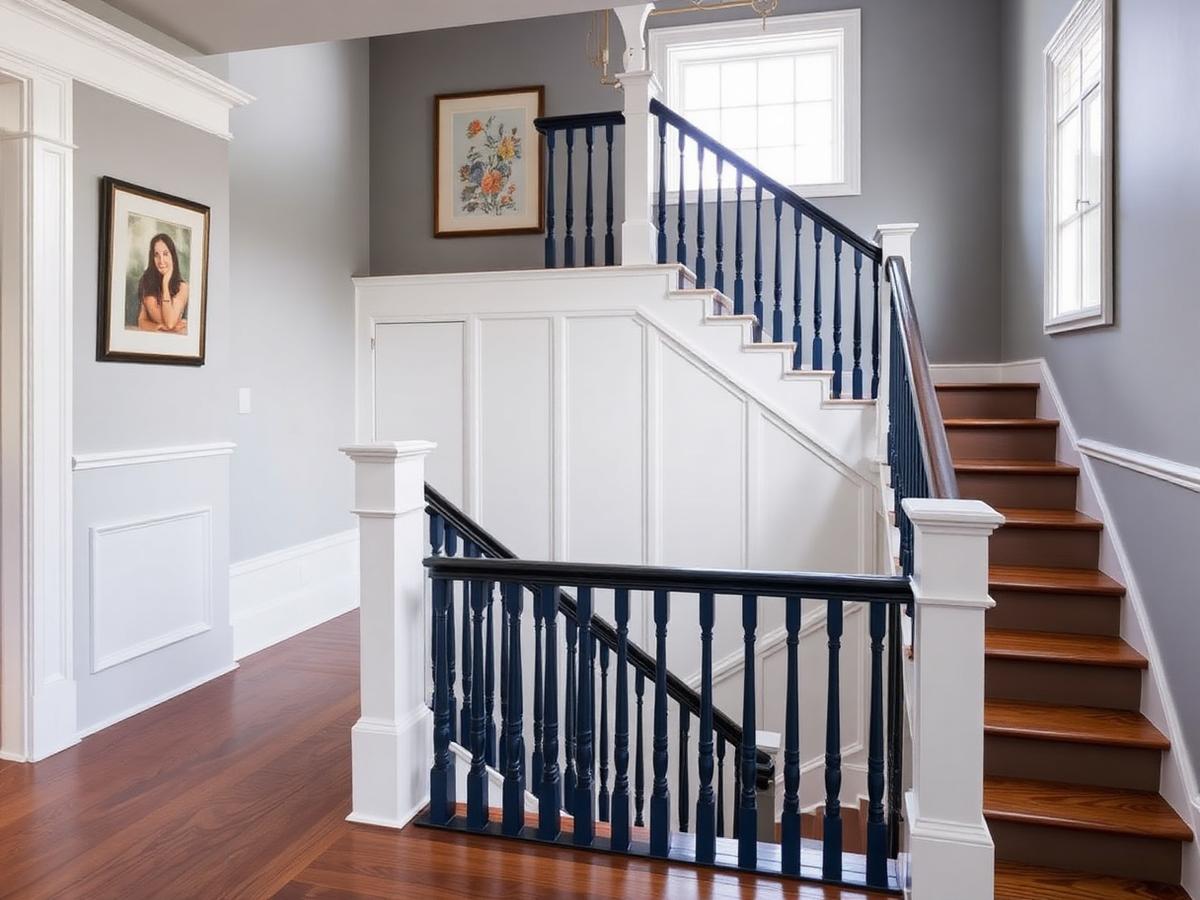 Two-tone staircase